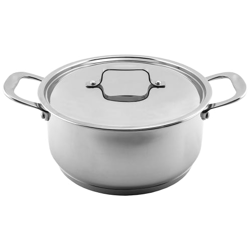 Empire Pro-Ware Stainless Steel Dutch Oven with Lid, 5qt